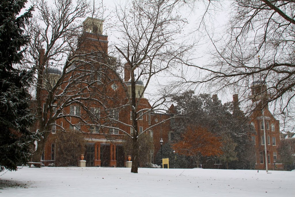 Main Hall in snow