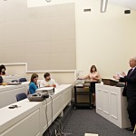 Rove greets students Rove greets students