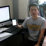 Photo of students at computer Photo of students at computer