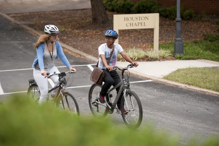 College owned bicycles are available to students to get around town or ride the local trails. College owned bicycles are available to students to get around town or ride the local trails.
