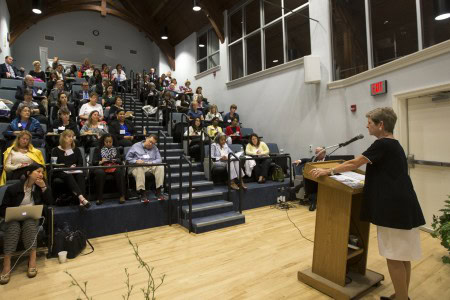 Georgia Nugent, former president of Kenyon College and a senior fellow for the Council of Independent Colleges