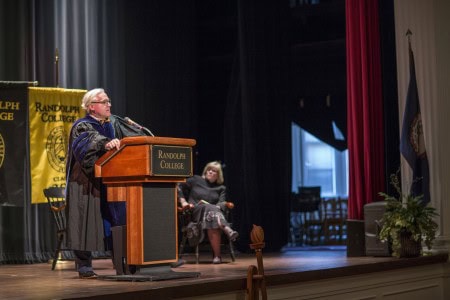 President Bradley W. Bateman asks Randolph students to examine the definition of an abundant life.