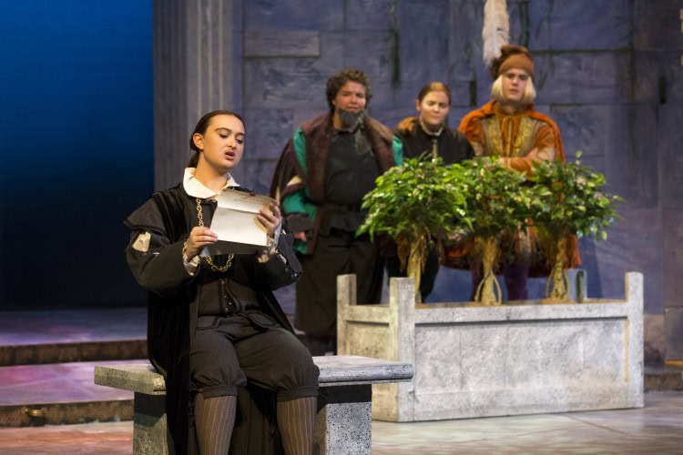 Randolph College's WildCat Theatre presents Twelfth Night, November 2015.