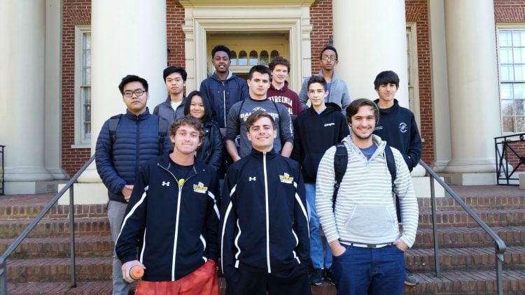 The following students participated in the VTRMC: Ryan Campbell '17, Charles Chaffin '20, John Coffron '20, Austin Collier '19, Nhut Dang '18, Kaleb Gebrekirstos '20, Linh Nguyen Ly '20, Yuriy Snyder '19, Graham Southwick '18, Stephen Stimac '18, Beakal Tilikswe '20, Anh Vo '18, Zach Baugher (Virginia Episcopal School), Camden Levinson (Jefferson Forrest and The Central Virginia Governor's School), and Carson Wood (E.C. Glass and The Central Virginia Governor's School).