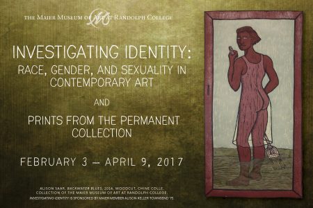 Poster for Investigating Identity exhibit