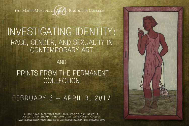 Poster for Investigating Identity exhibit Poster for Investigating Identity exhibit