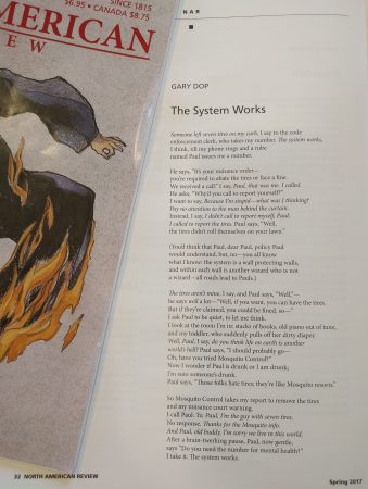 Gary Dop's poem in the North American Review