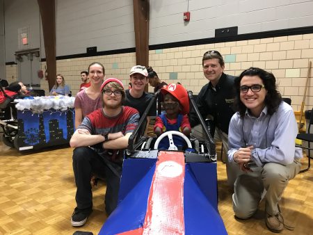 Randolph SPS students built a Mario Kart costume for a disabled child as part of Children's Assistive Technology Service's (CATS) inaugural Hallowheels fundraiser.