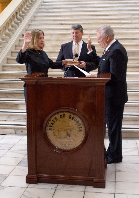 Ashley Wright ’89 was sworn in as a superior court judge for Augusta (Georgia) Judicial Circuit Court in January. Ashley Wright ’89 was sworn in as a superior court judge for Augusta (Georgia) Judicial Circuit Court in January.