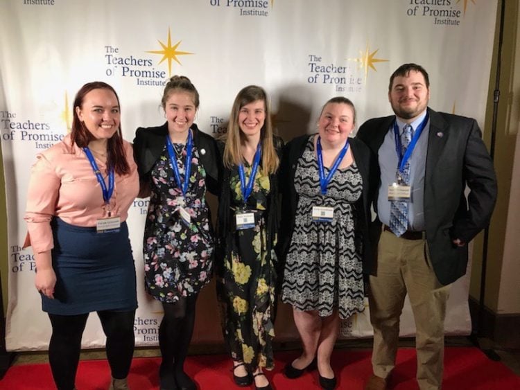 (From left) Sarah Grissom, Jennifer Sanborn, Molly Williams, Evie Rigby Goodson, and Ryan McDonald (From left) Sarah Grissom, Jennifer Sanborn, Molly Williams, Evie Rigby Goodson, and Ryan McDonald