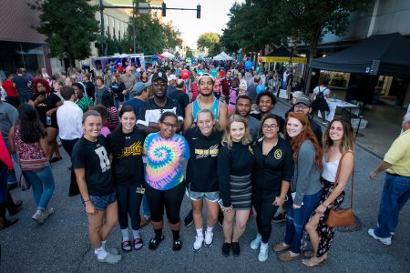 Randolph students at the Get Downtown festival in 2017