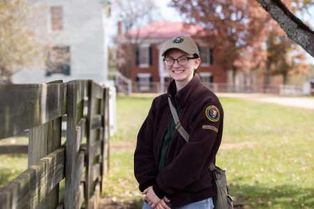 Andrea Wilson '20 at Appomattox National Historical Park