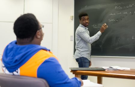 George Darko Boateng '20 tutors math students