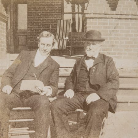 William Waugh Smith, founder and first president of R-MWC (left)