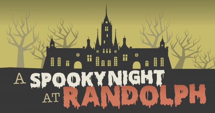 Poster for Spooky Night at Randolph event