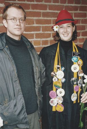 Melissa Goss-Jentz pictured as a student with her future husband