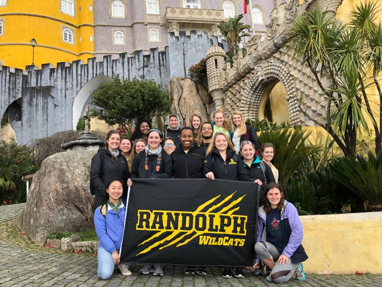 Students and staff pictured in Sintra, Portugal