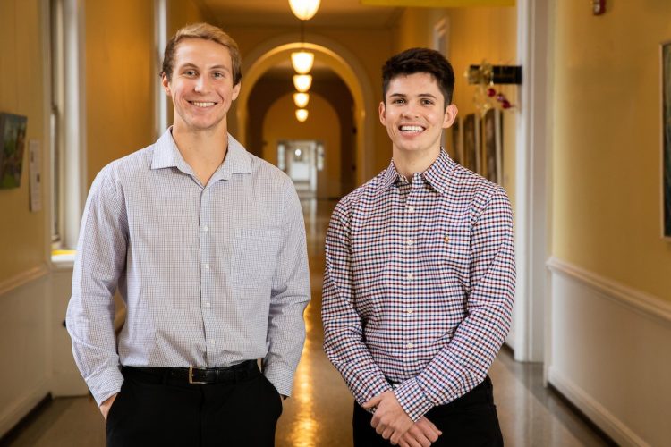 Gunnar Copeland (left) and Wade Hall