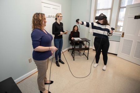 Randolph's virtual reality testing room