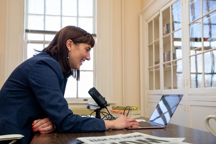 This fall, American Culture professor Justina Lincata tasked her students with creating podcast episodes about a book they'd read about the African American experience. 