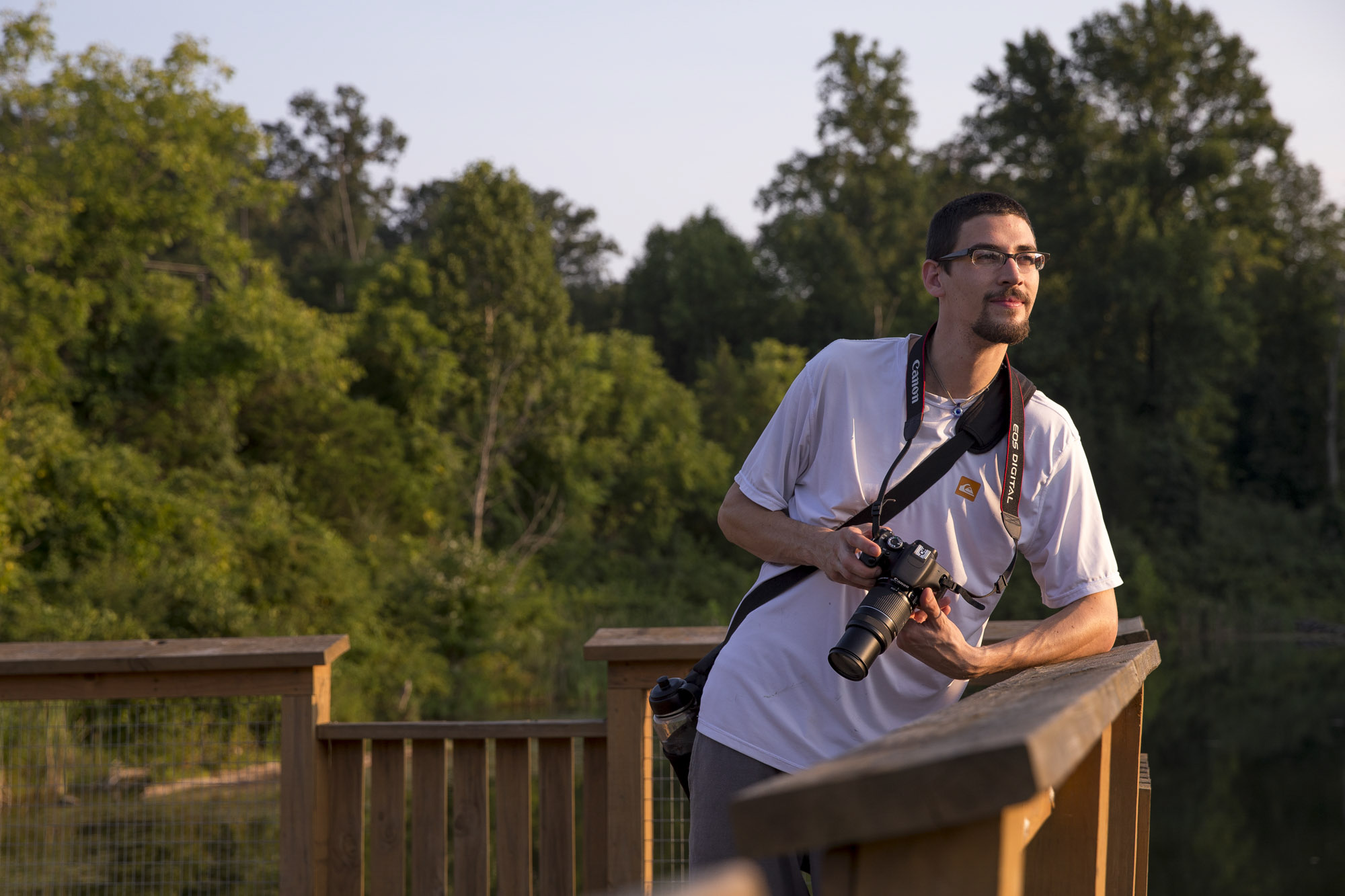 Tristan Luxner used a RISE grant to pay for camera equipment for his research.