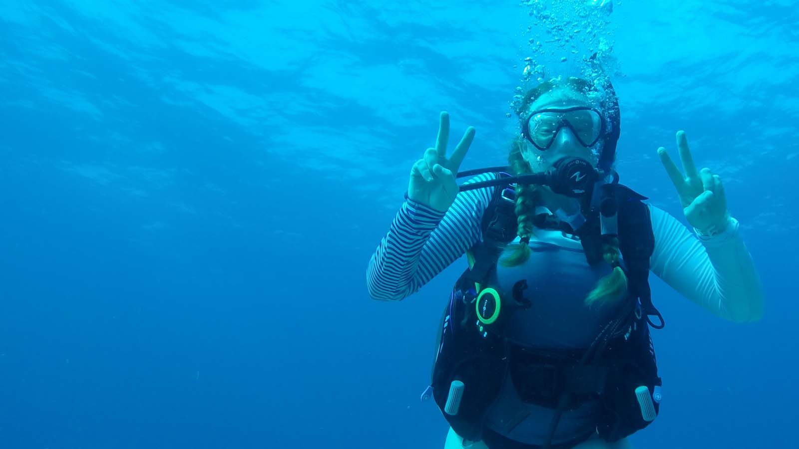 Libby Exline used a RISE grant to fund a marine research internships in Turks and Caicos.