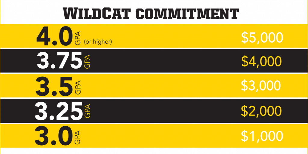 WildCat Commitment chart