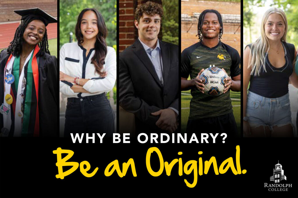 Viewbook Cover - Why be Ordinary? Be an Original.