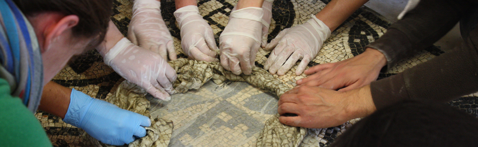 Mosaic restoration at the CCA lab