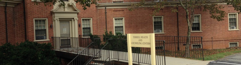 Terrell Health and Counseling Center front entrance