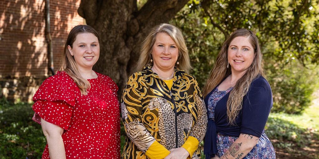 Human Resources staff - left to right - Christina Simpson, Melissa Meador, and Angela Hinebrick