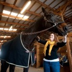 Photo of Amy Jacobs and her horse Photo of Amy Jacobs and her horse