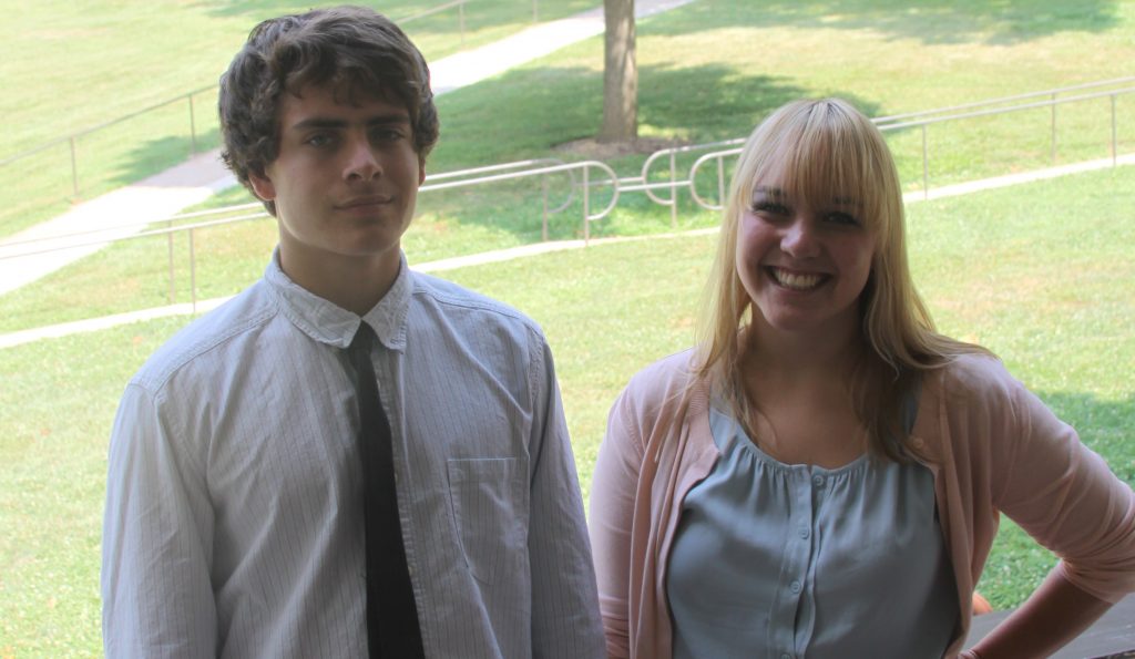 Photo of Sarah Grissom ’17 and Graham Southwick ’17 Photo of Sarah Grissom ’17 and Graham Southwick ’17