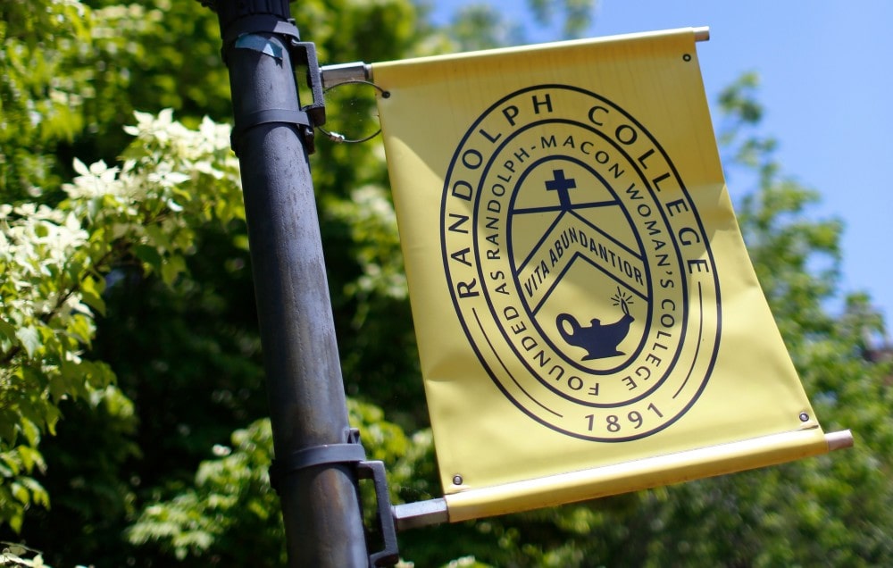 Photo of Randolph College flag