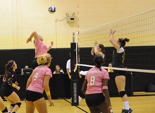 Photo of volleyball game