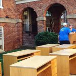 #MooreHall is getting a #furniture #upgrade this week, just in time for move-in day! #RandolphCollege