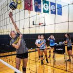 @randolphcollege #Volleyball #summercamp participants refine their skills during an intense four-day program with #RandolphCollege coaches. #athletics #WildCatsVolleyball