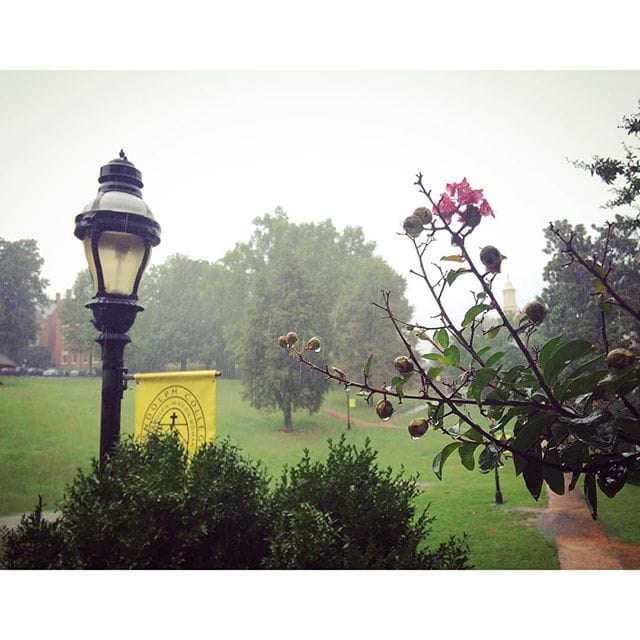 Rainy day at Randolph.