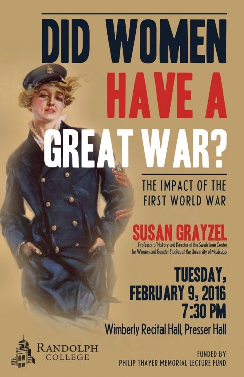 Thayer Lecture poster Thayer Lecture poster