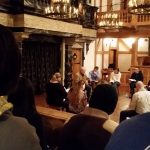 #RandolphCollege students in the Playwriting and Renaissance Drama classes are visiting the American Shakespeare Center today. — with Gary Dop.