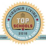 Virginia Living Top High Schools & Colleges 2016 badge