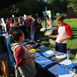 Students get information on the many clubs and organizations they can join at the annual Involvement Fair.