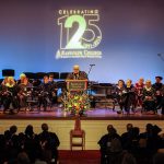 President Bradley W. Bateman speaks during Randolph's 125th Anniversary Convocation.