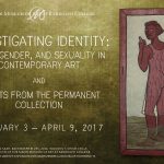 Poster for Investigating Identity exhibit