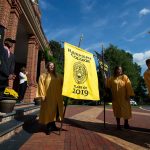 Class banners at Convocation