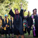 Seniors sing after the 2016 Convocation ceremony