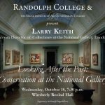 Poster for National Gallery, London speaker Larry Keith