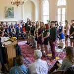 Class of 2017 Phi Beta Kappa induction ceremony.