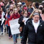 Randolph College students, faculty, and staff join the Women