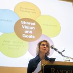 Kristin Genova Richardson ’79 delivers the keynote for Randolph’s Heick Symposium on Education.